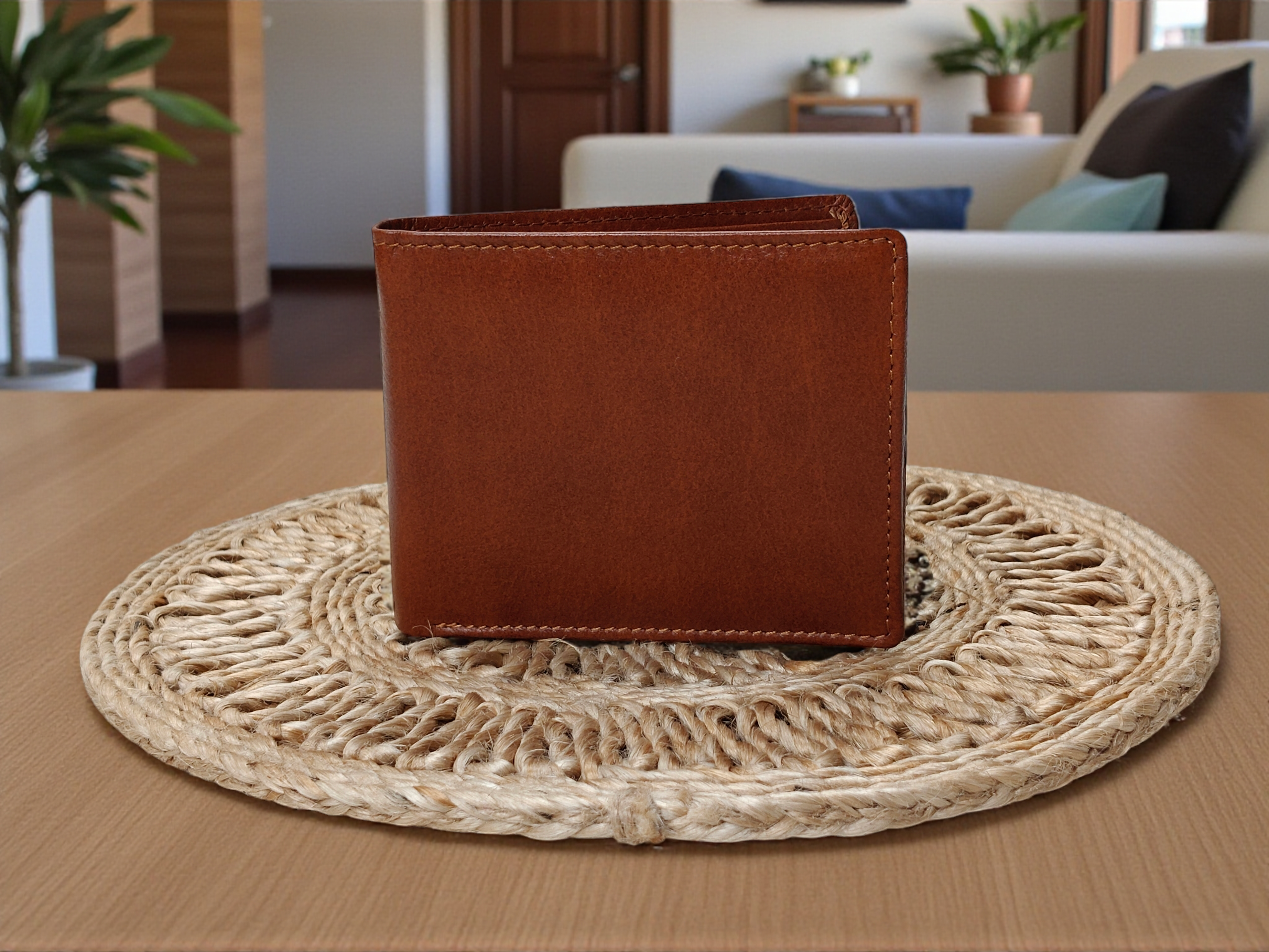 mens leather walllet